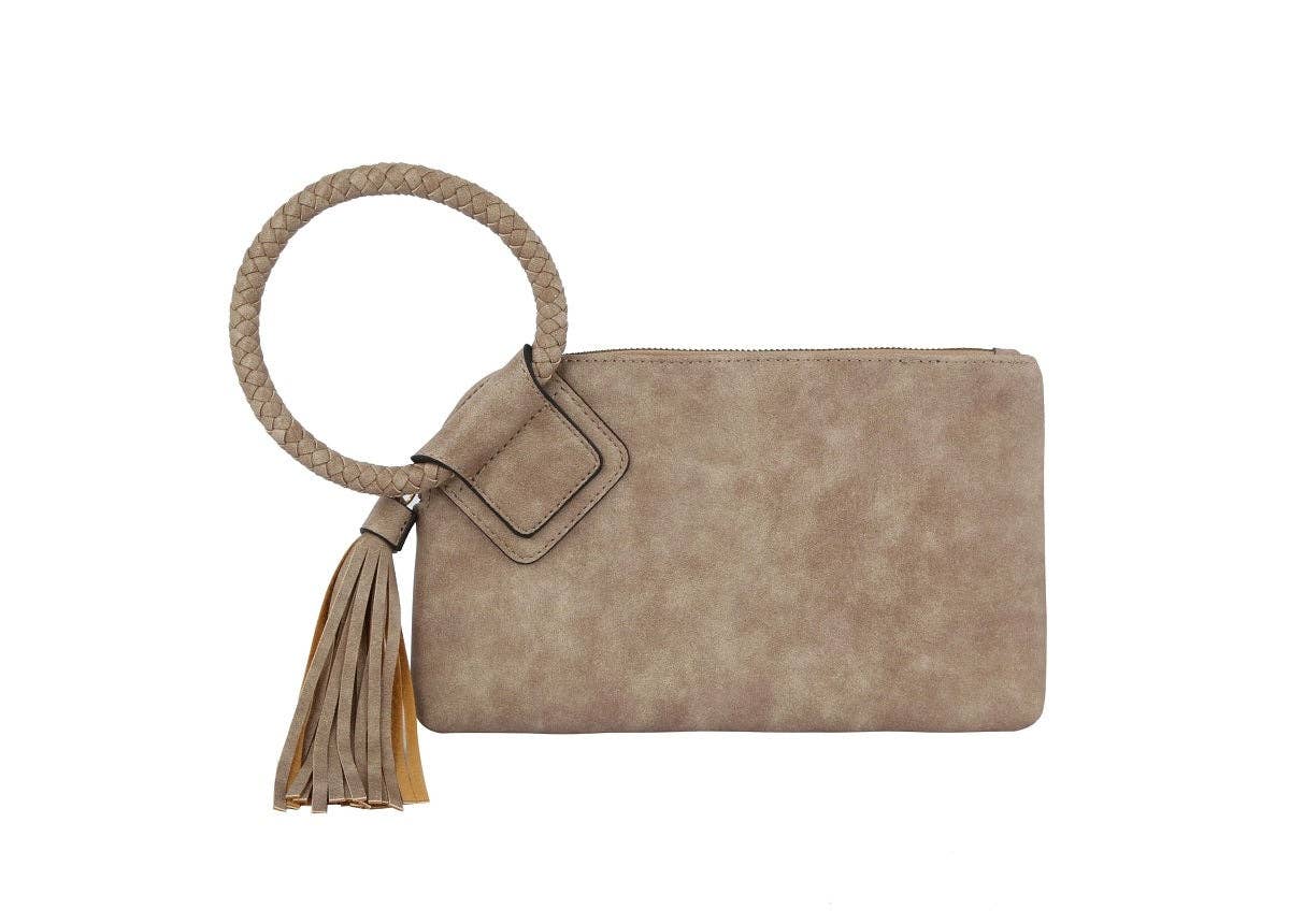 JYM0346 Soft Vegan Leather Wristlet/Clutch