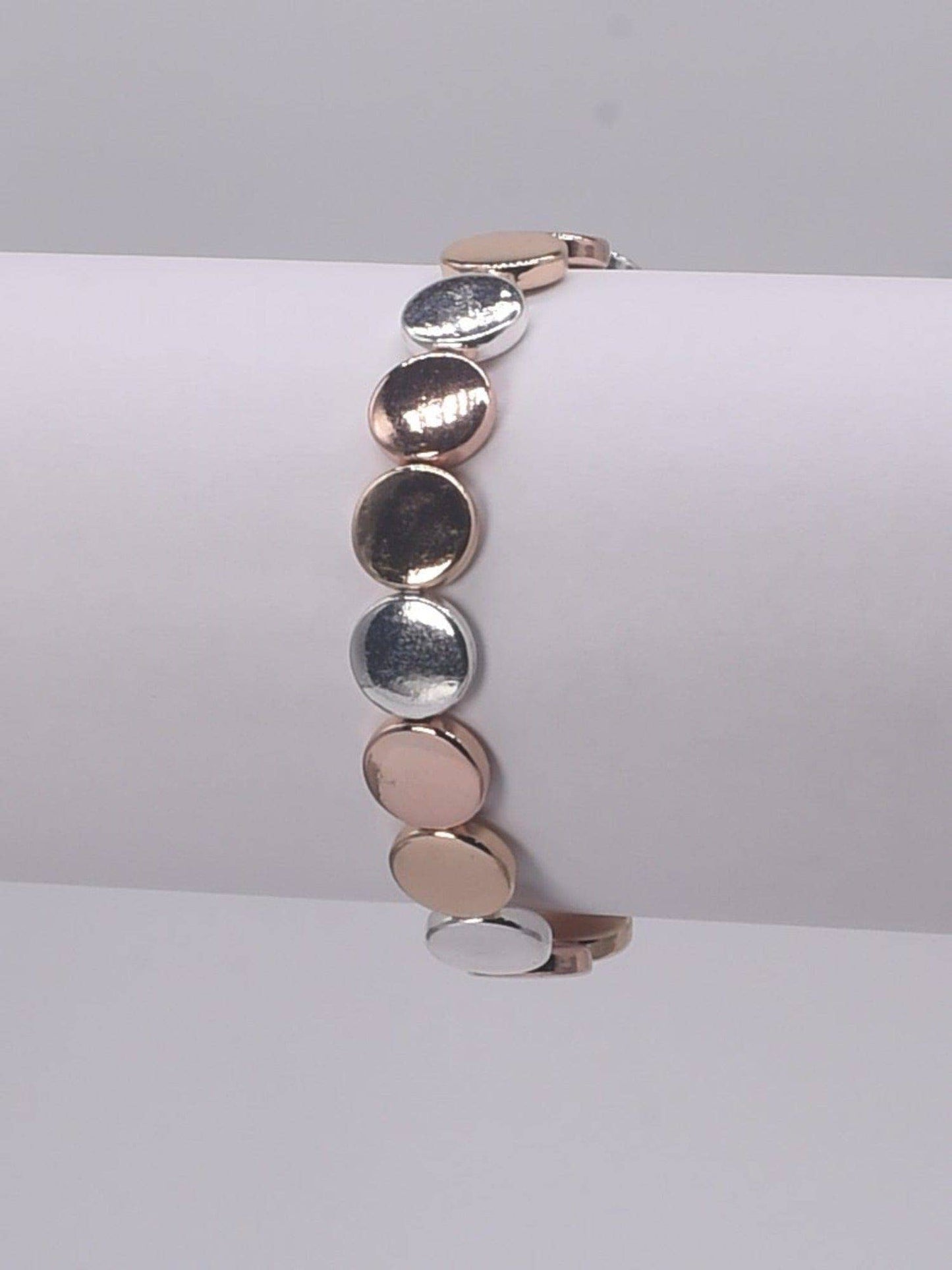 Small Metal Beads Stretch Beaded Bracelet
