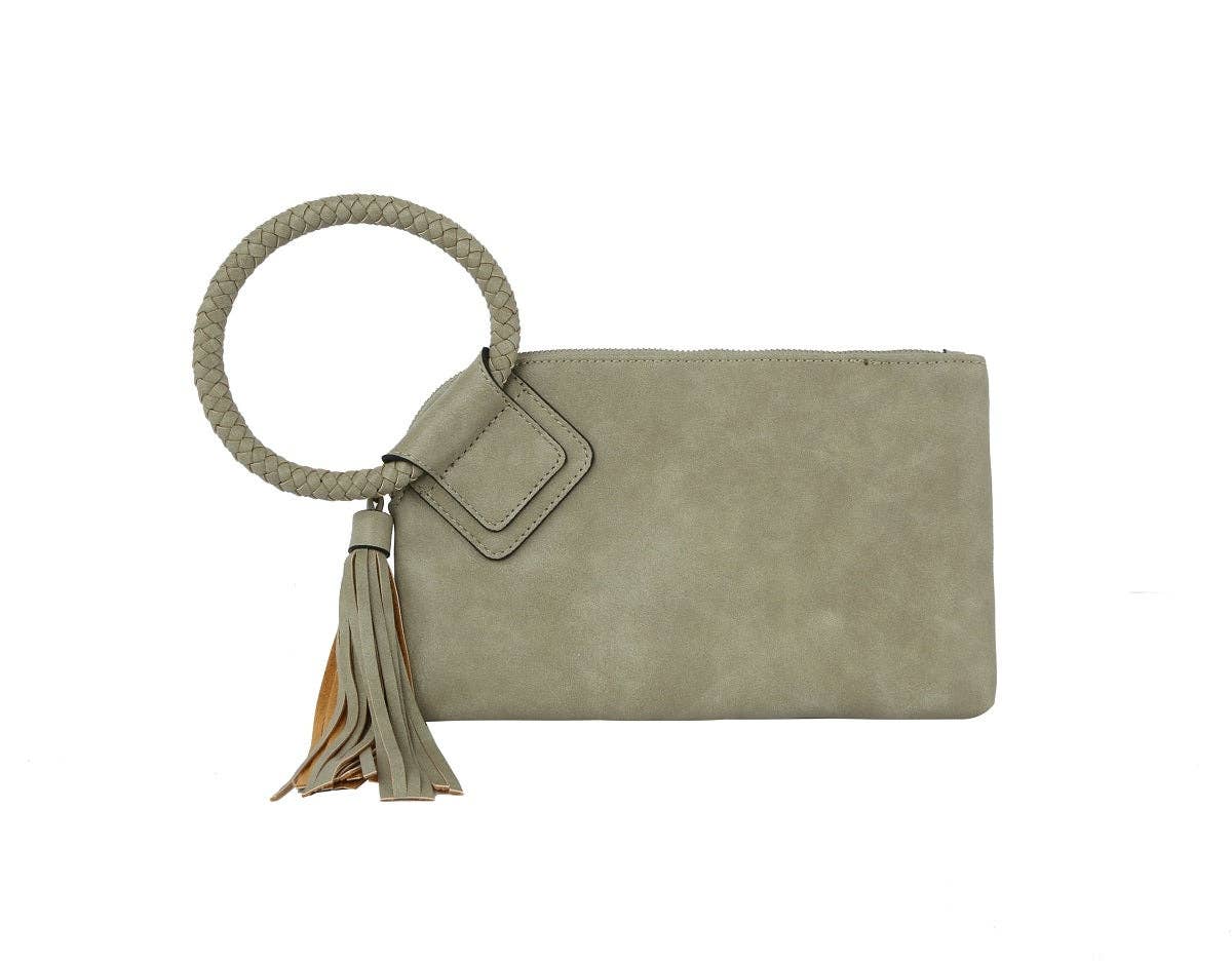 JYM0346 Soft Vegan Leather Wristlet/Clutch
