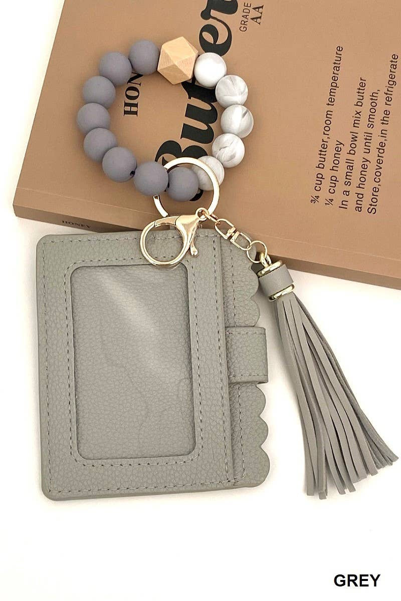 Beaded Bracelet Keychain Wallet|132