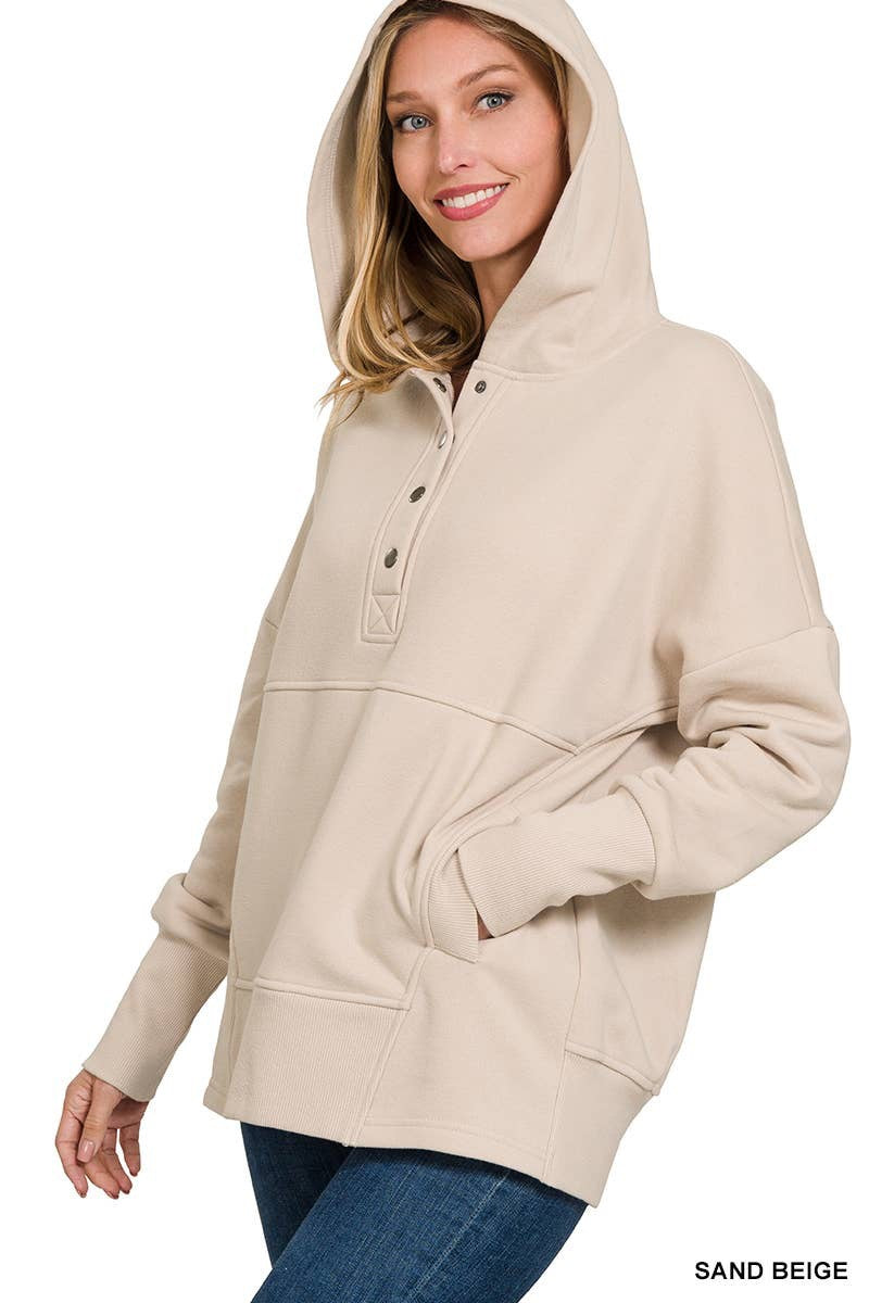 Fleece Hoodie with Kangaroo Pockets|94
