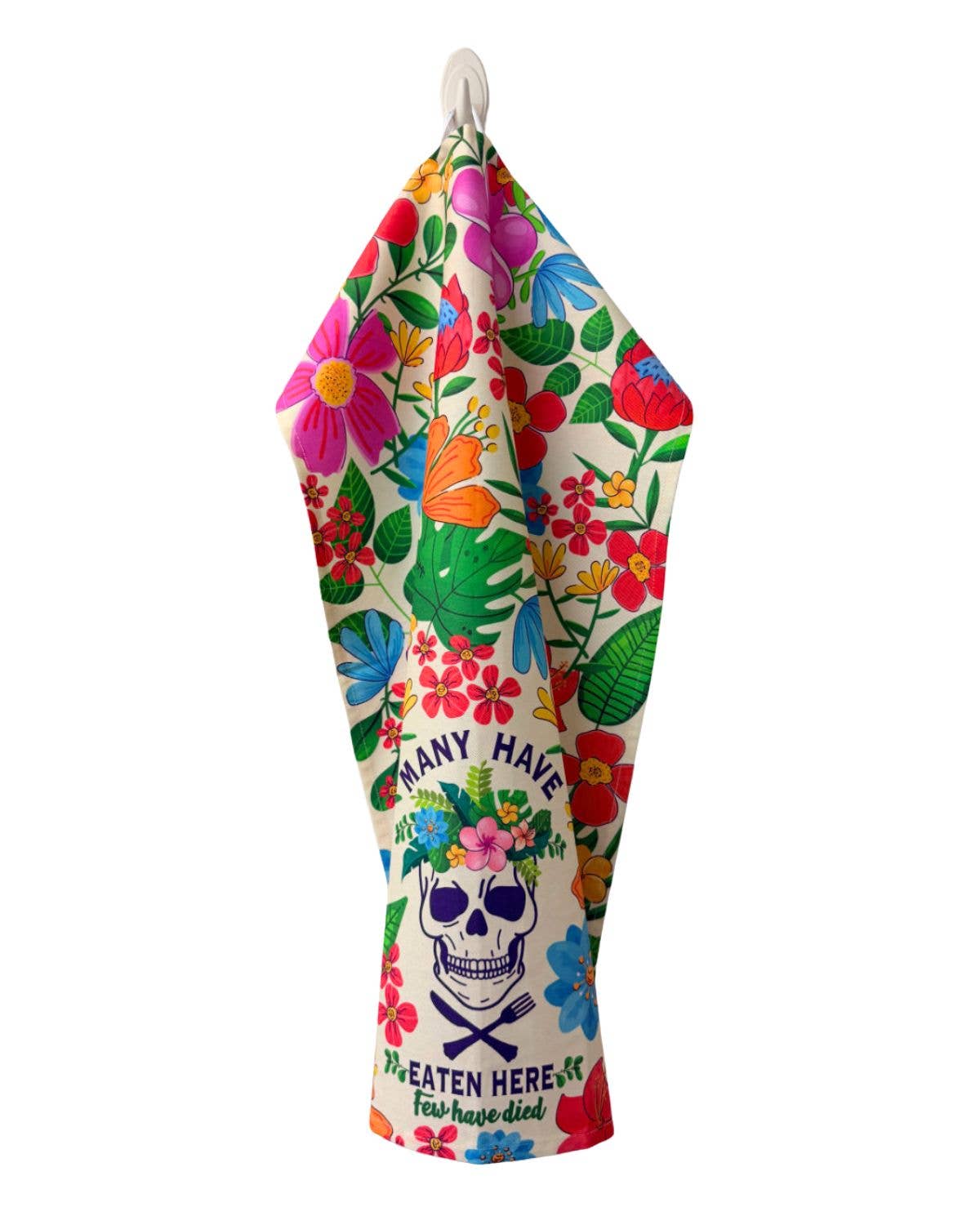 Many Have Eaten Here, Few Have Died - Cotton Kitchen Towel
