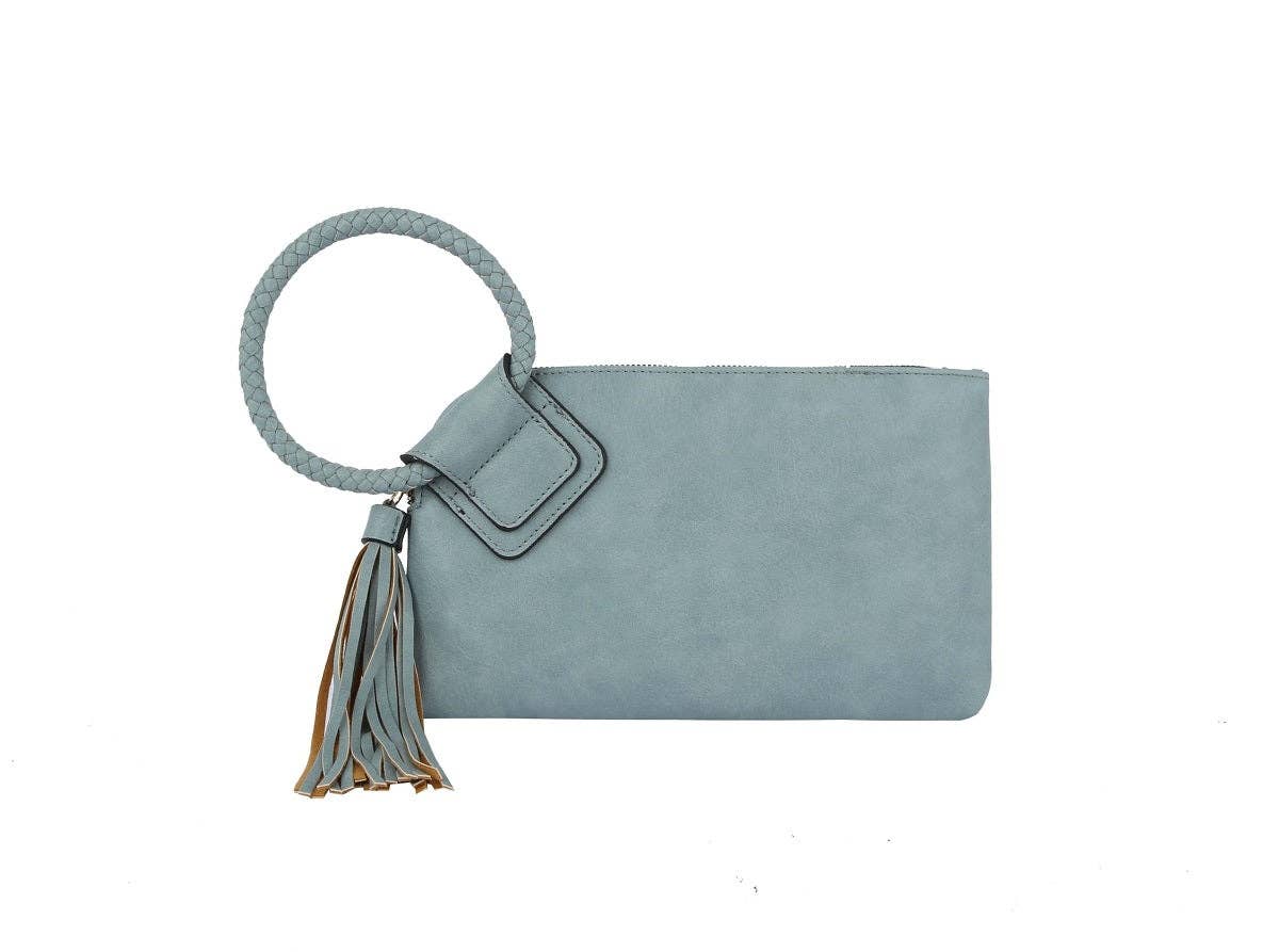 JYM0346 Soft Vegan Leather Wristlet/Clutch