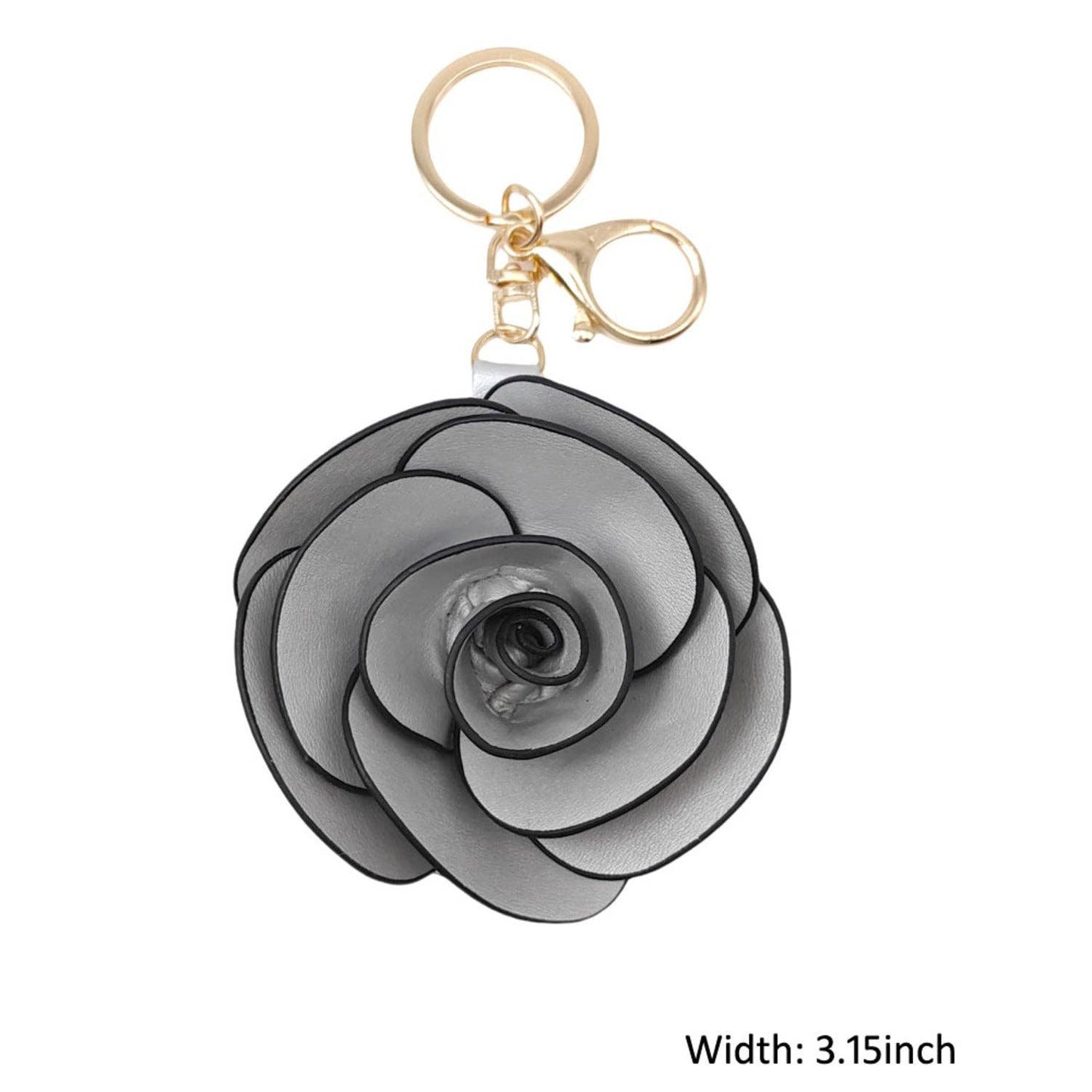 Rose Floral Keychain