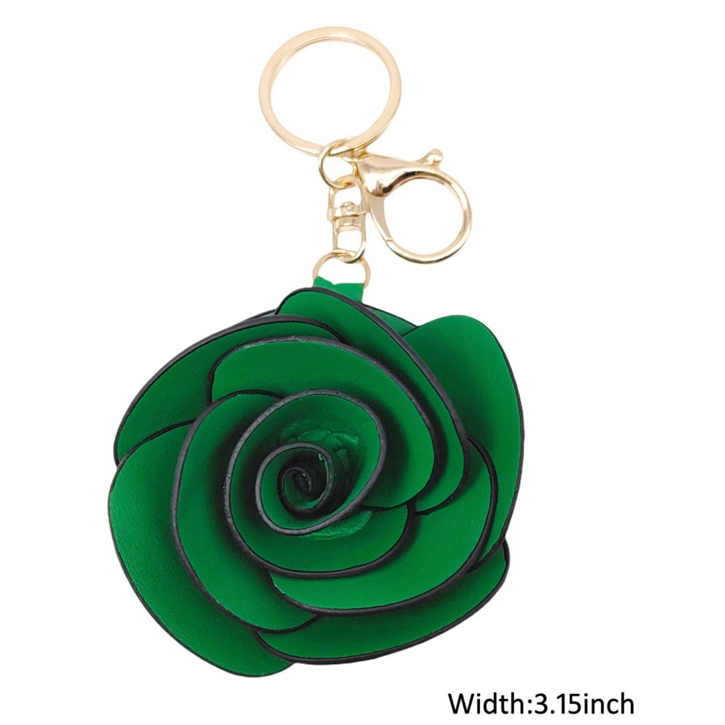 Rose Floral Keychain