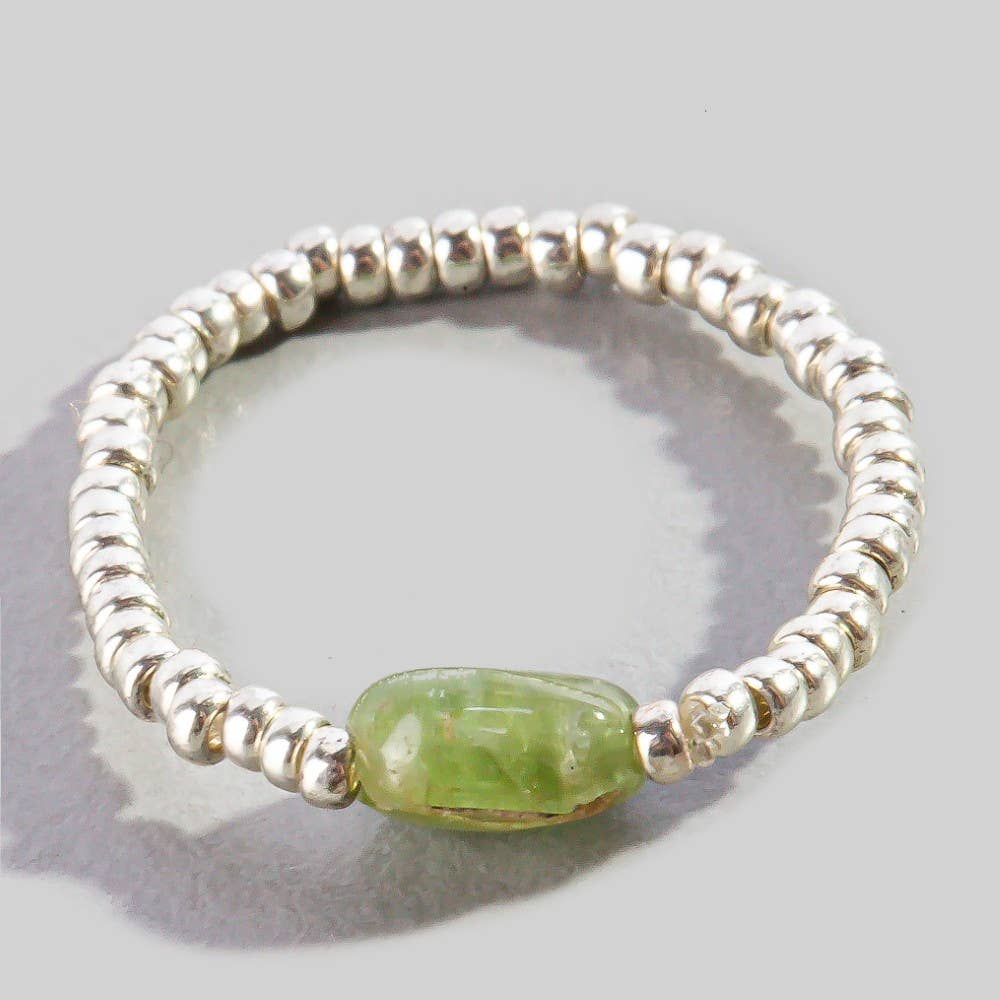 Seed Beaded Stretchable Ring