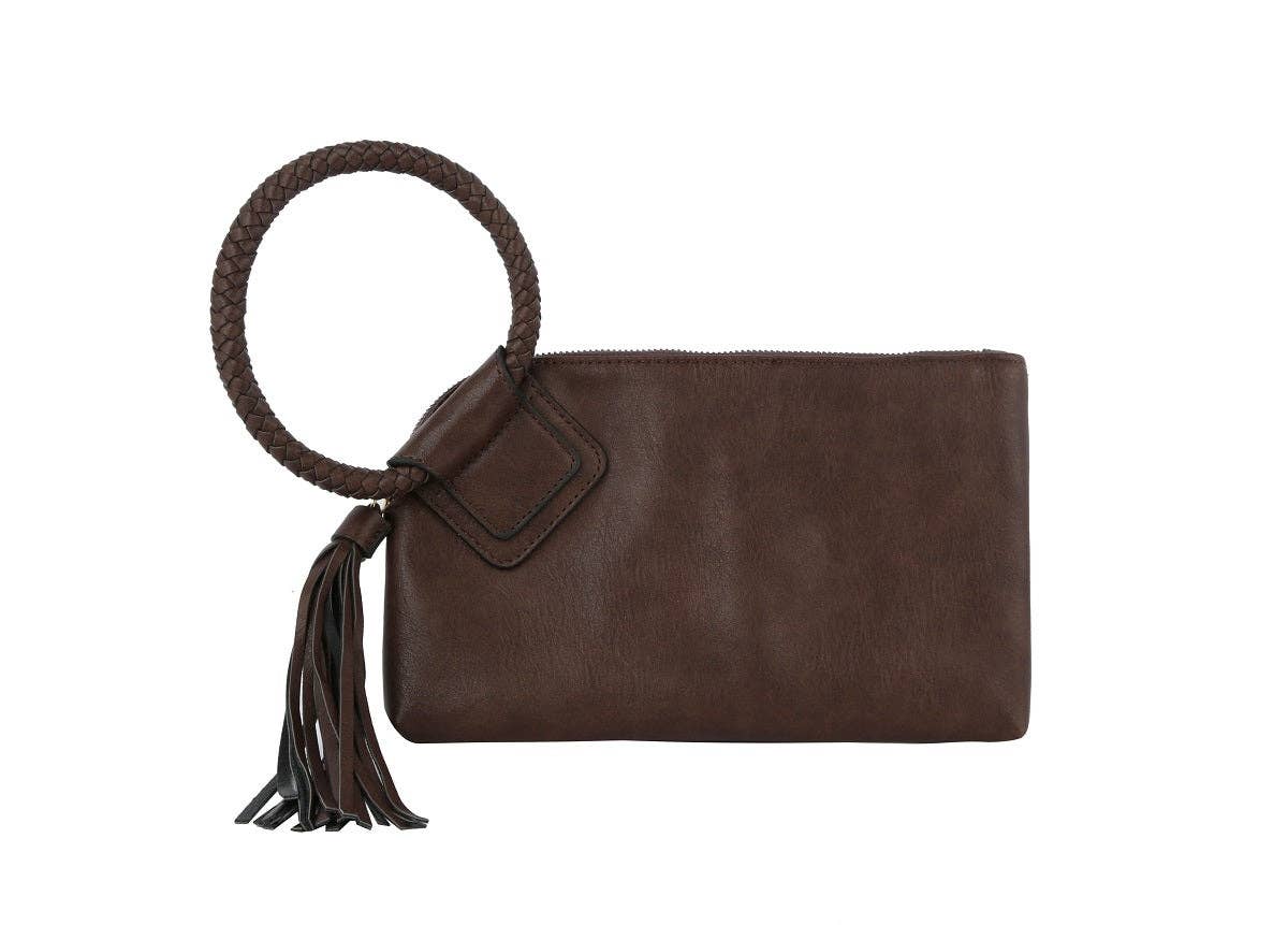 JYM0346 Soft Vegan Leather Wristlet/Clutch