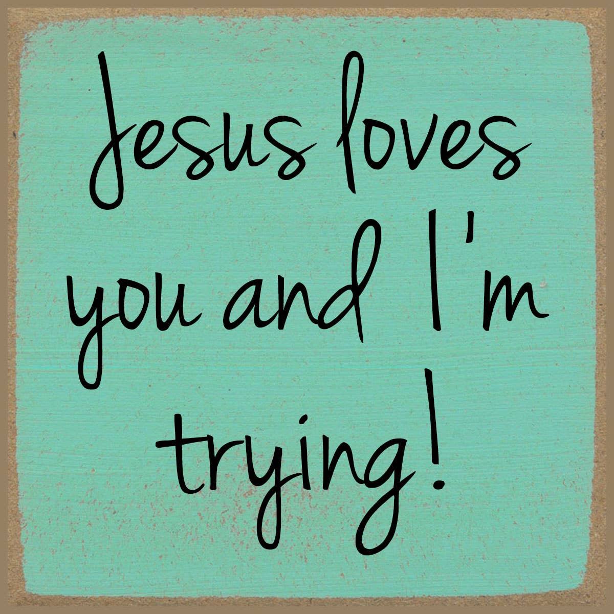 4X4-710 Jesus loves you