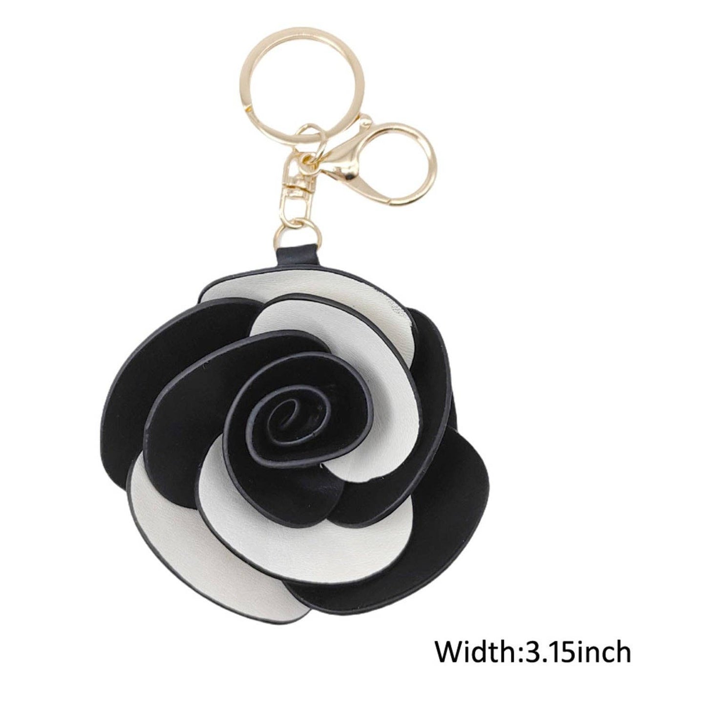 Rose Floral Keychain
