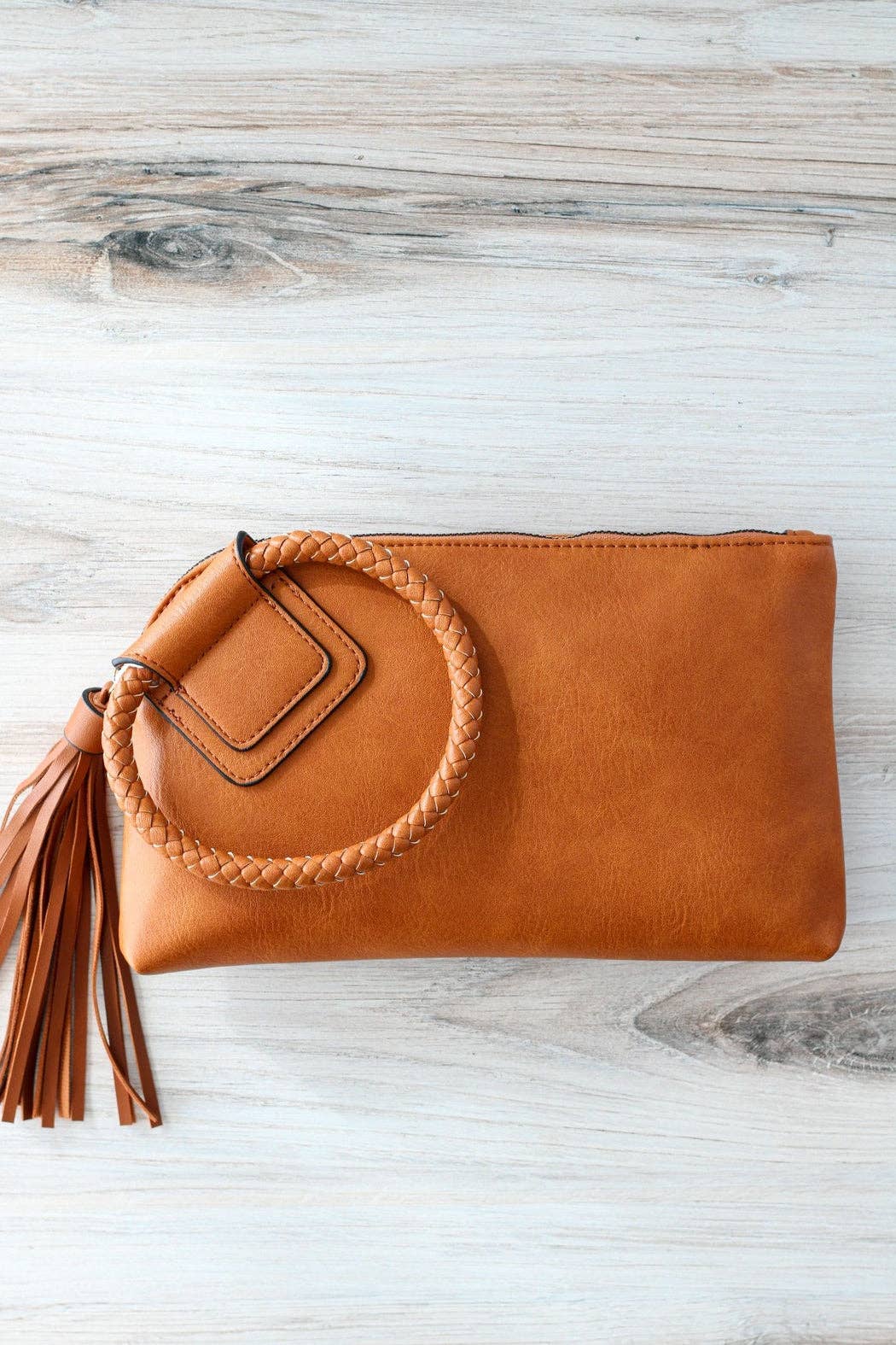 JYM0346 Soft Vegan Leather Wristlet/Clutch