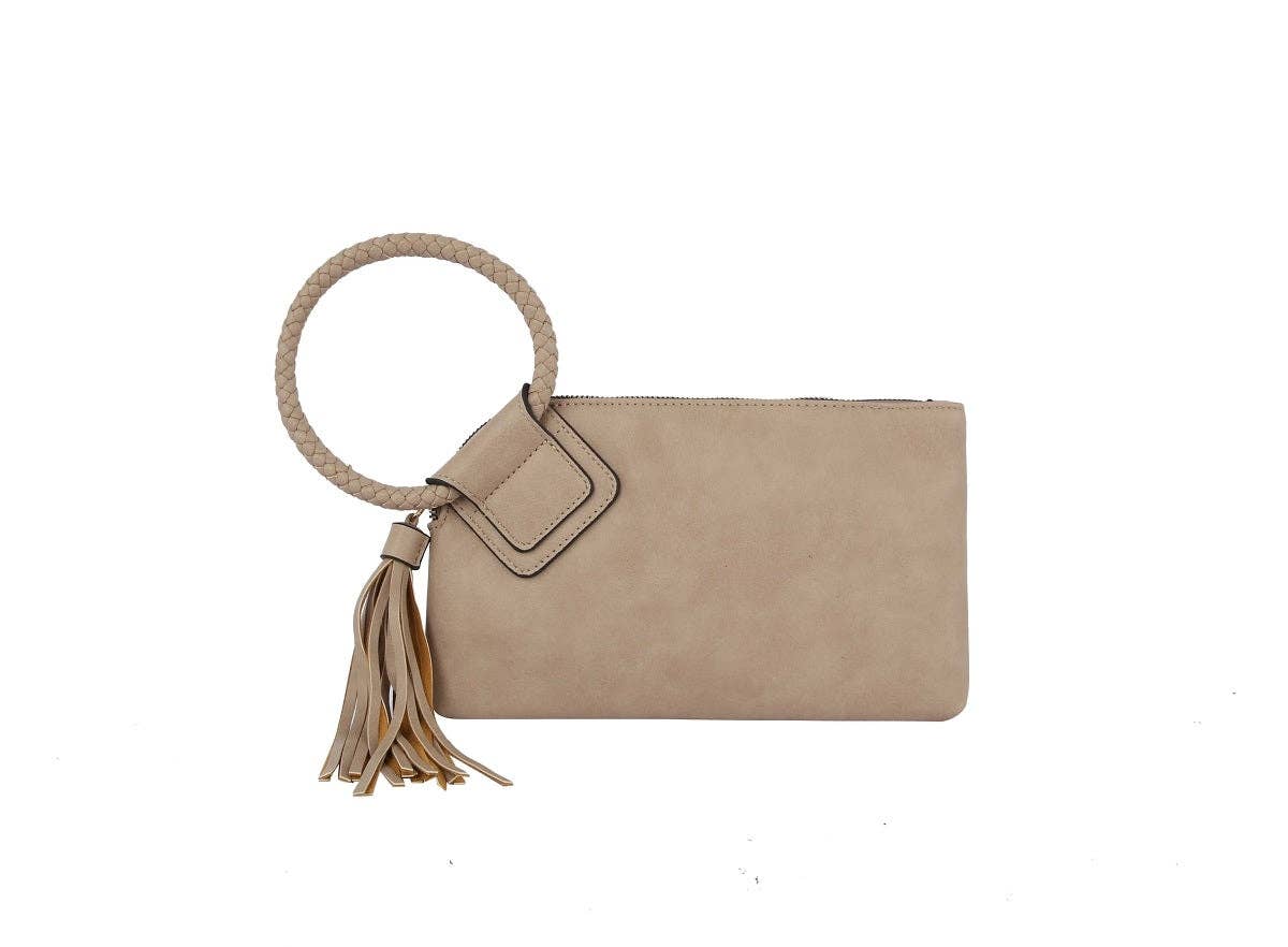 JYM0346 Soft Vegan Leather Wristlet/Clutch