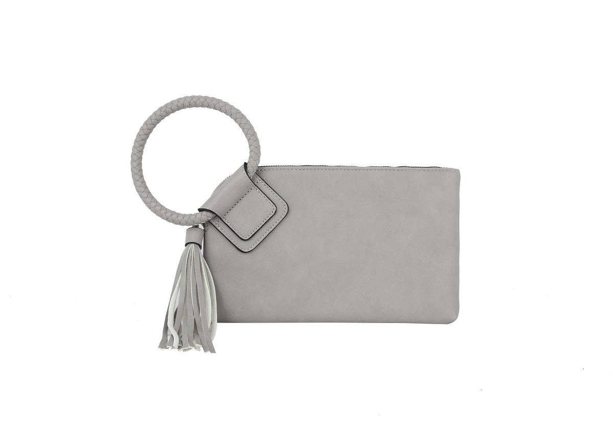 JYM0346 Soft Vegan Leather Wristlet/Clutch