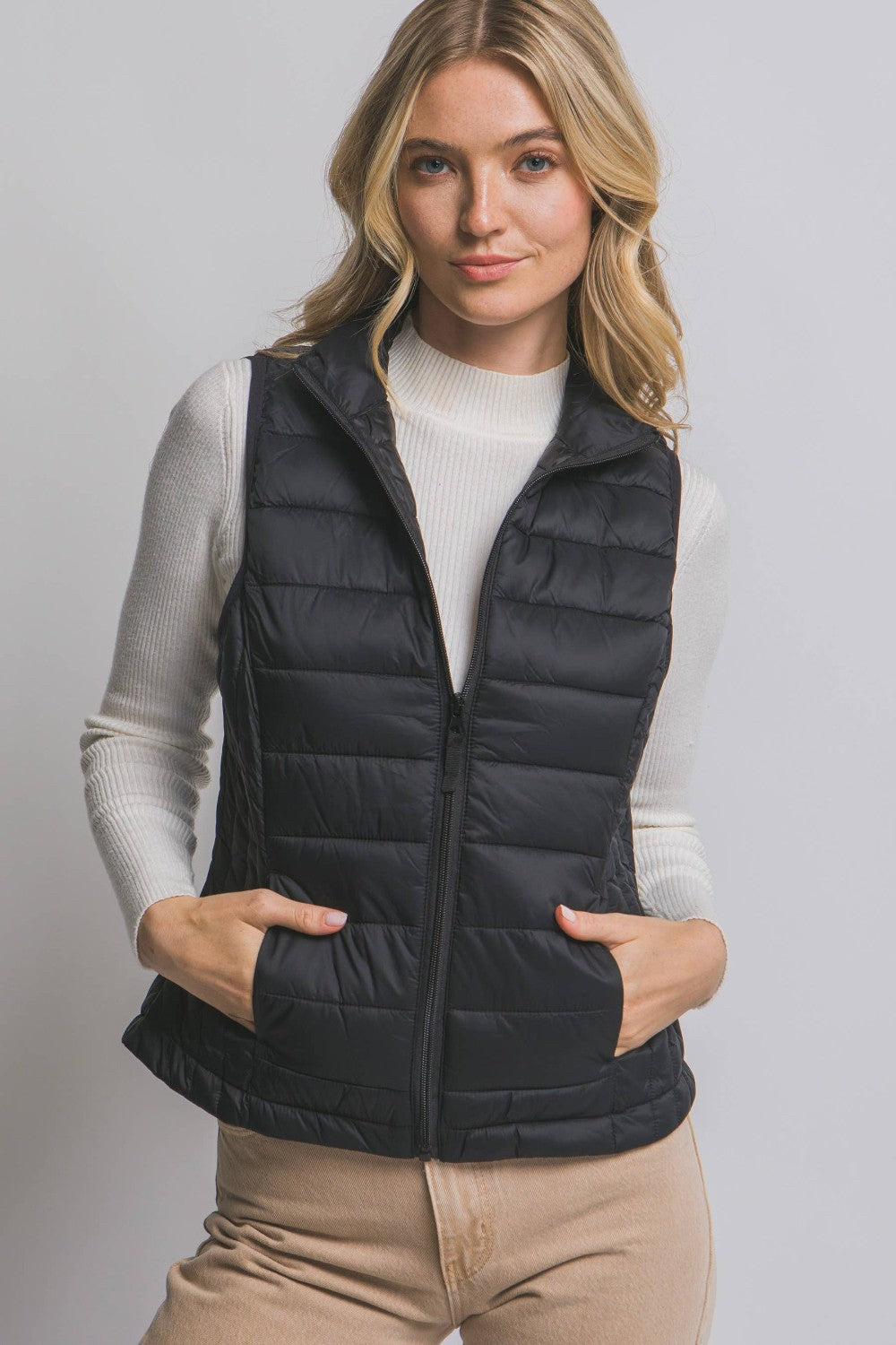 Lightweight Padded Puffer Vest|93