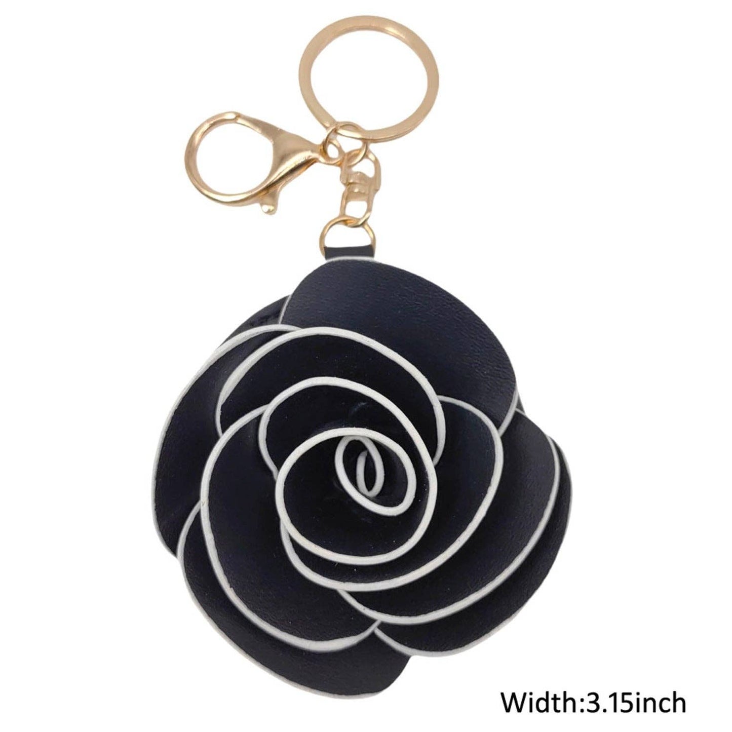 Rose Floral Keychain