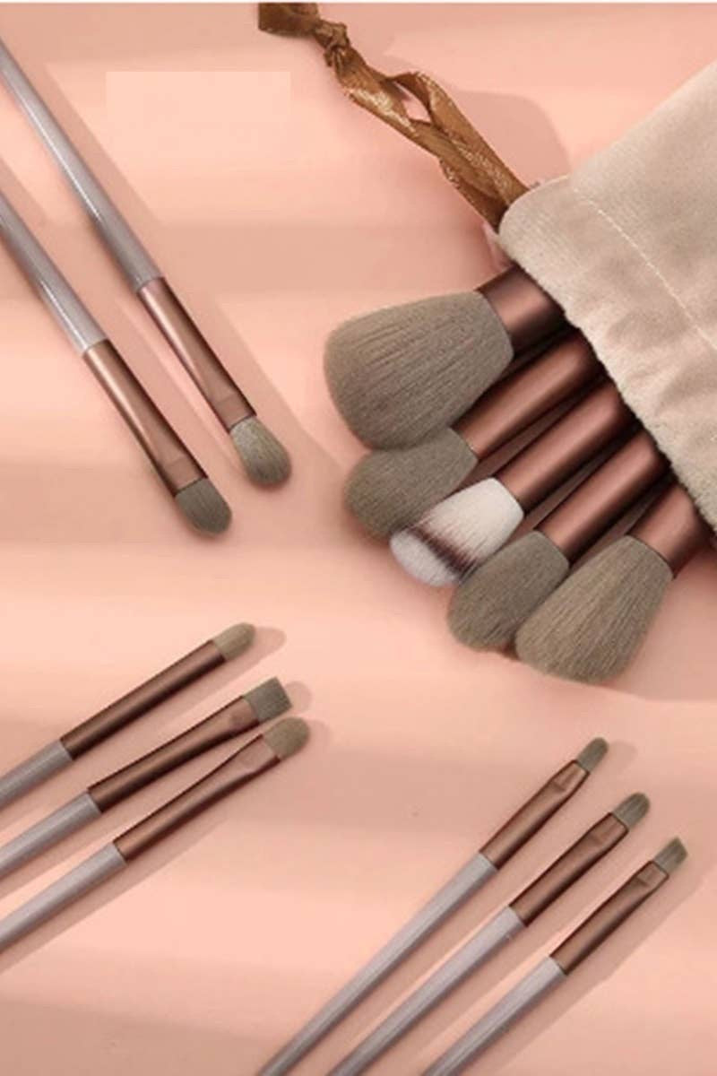 Makeup Brush Set w/ Storage Bag
