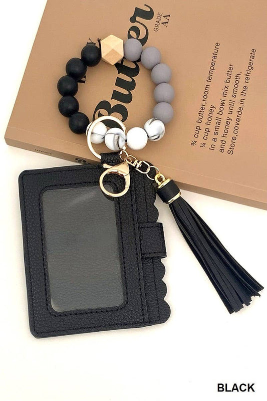 Beaded Bracelet Keychain Wallet|130