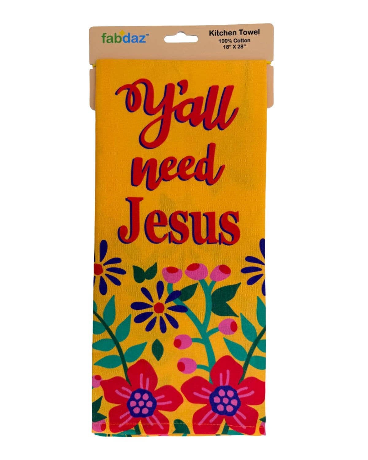Y'all Need Jesus - Cotton Kitchen Towel