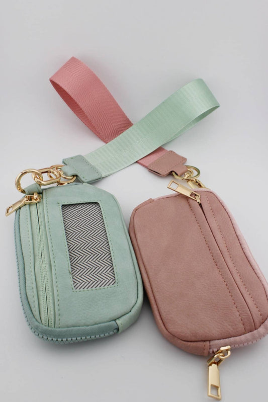 AD005 Zip Wallet With ID Window