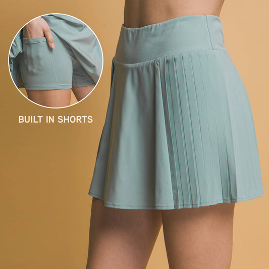 .SI-27921 Active Pleated Skort