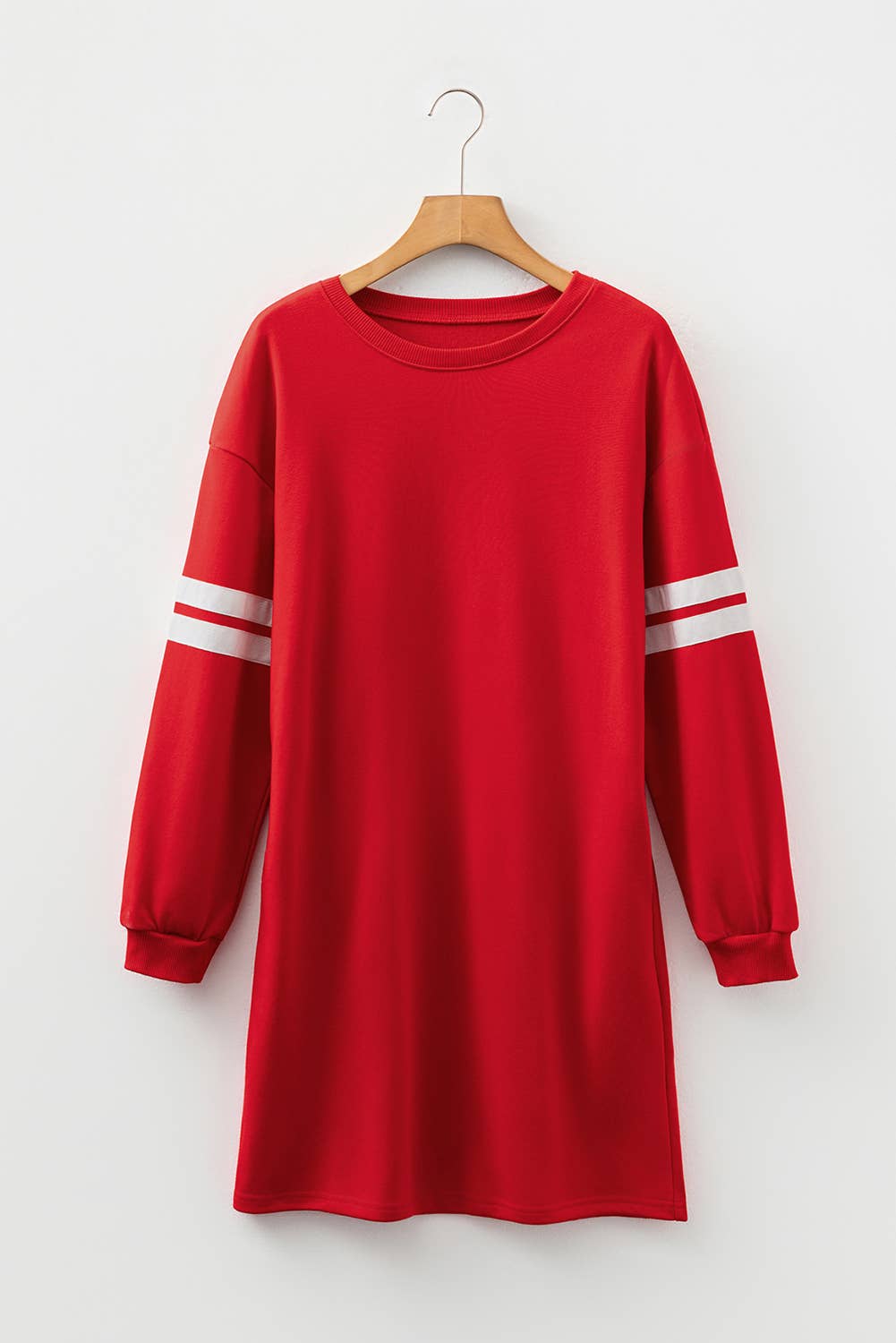66 Fall 2026 Stripe Women Sweatshirt Mini Dress (S-XL)