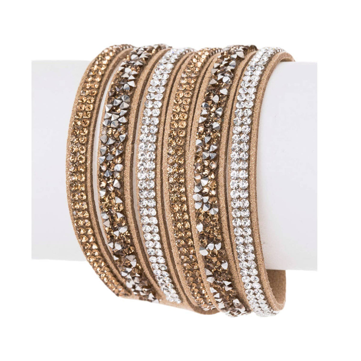 Crystal Layer Wrapped Cuff