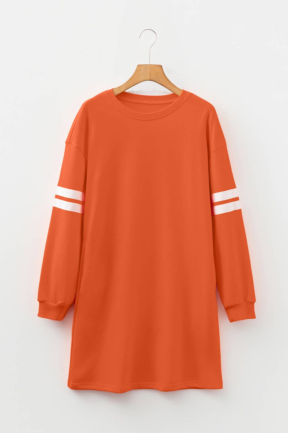 66 Fall 2026 Stripe Women Sweatshirt Mini Dress (S-XL)