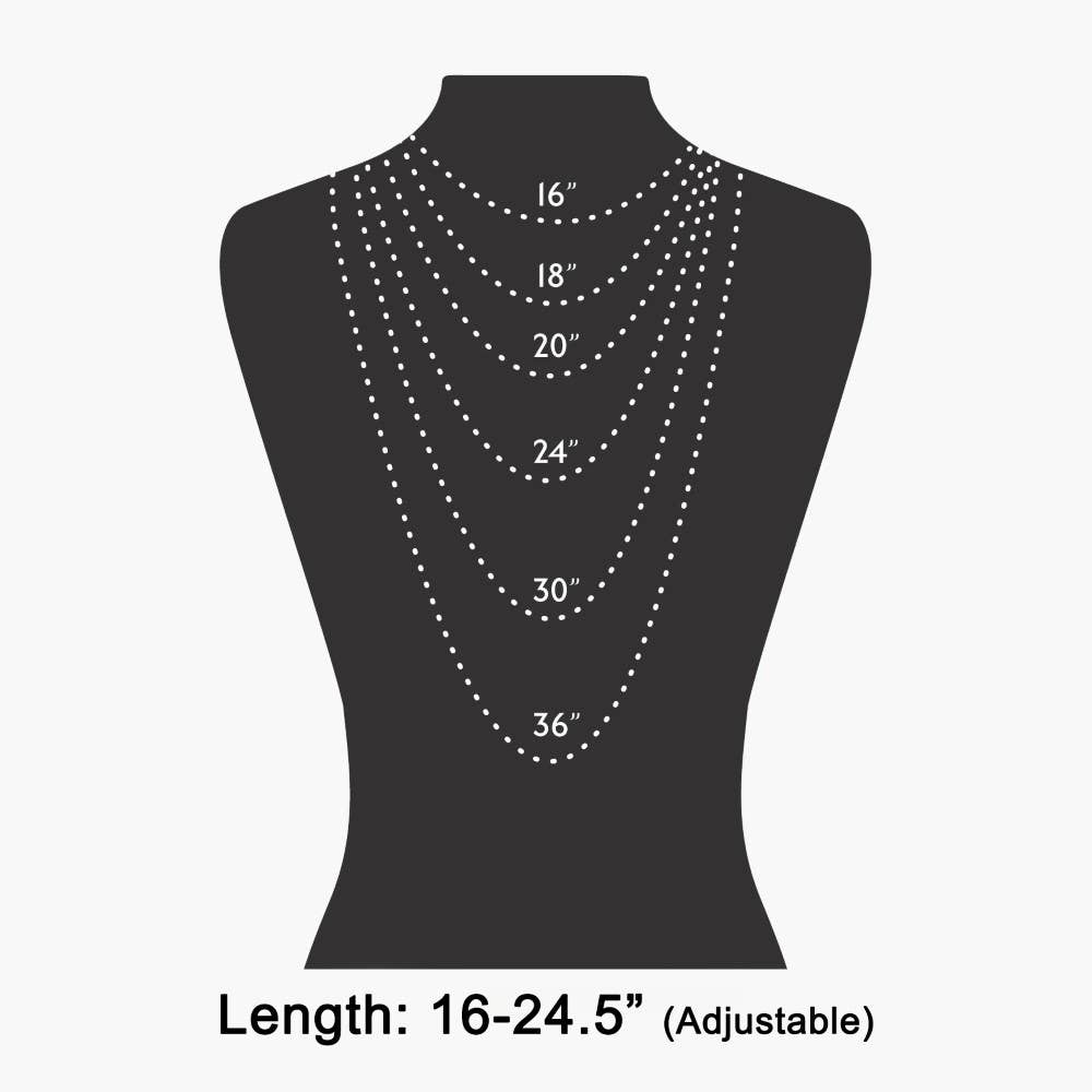 Adjustable Cord Oval Metal Disc Pendant Necklace