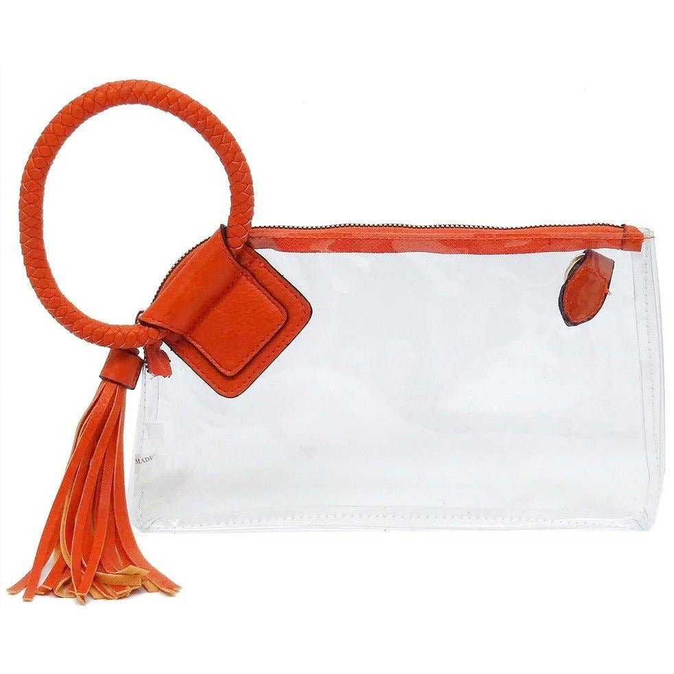 Clear Clutch Orange