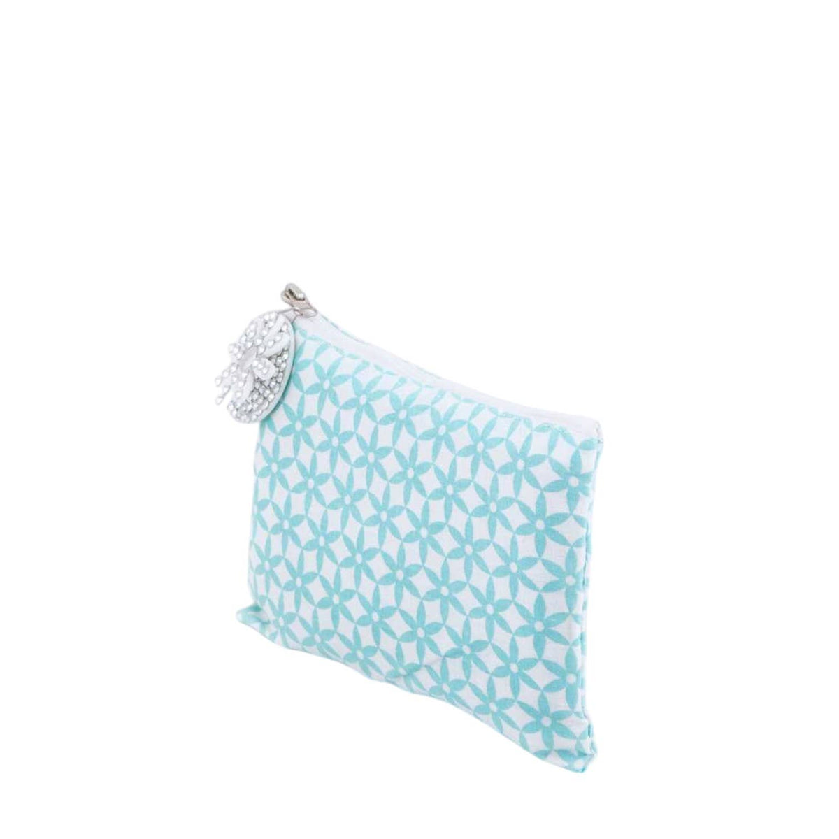 Flower Pattern Mini Pouch