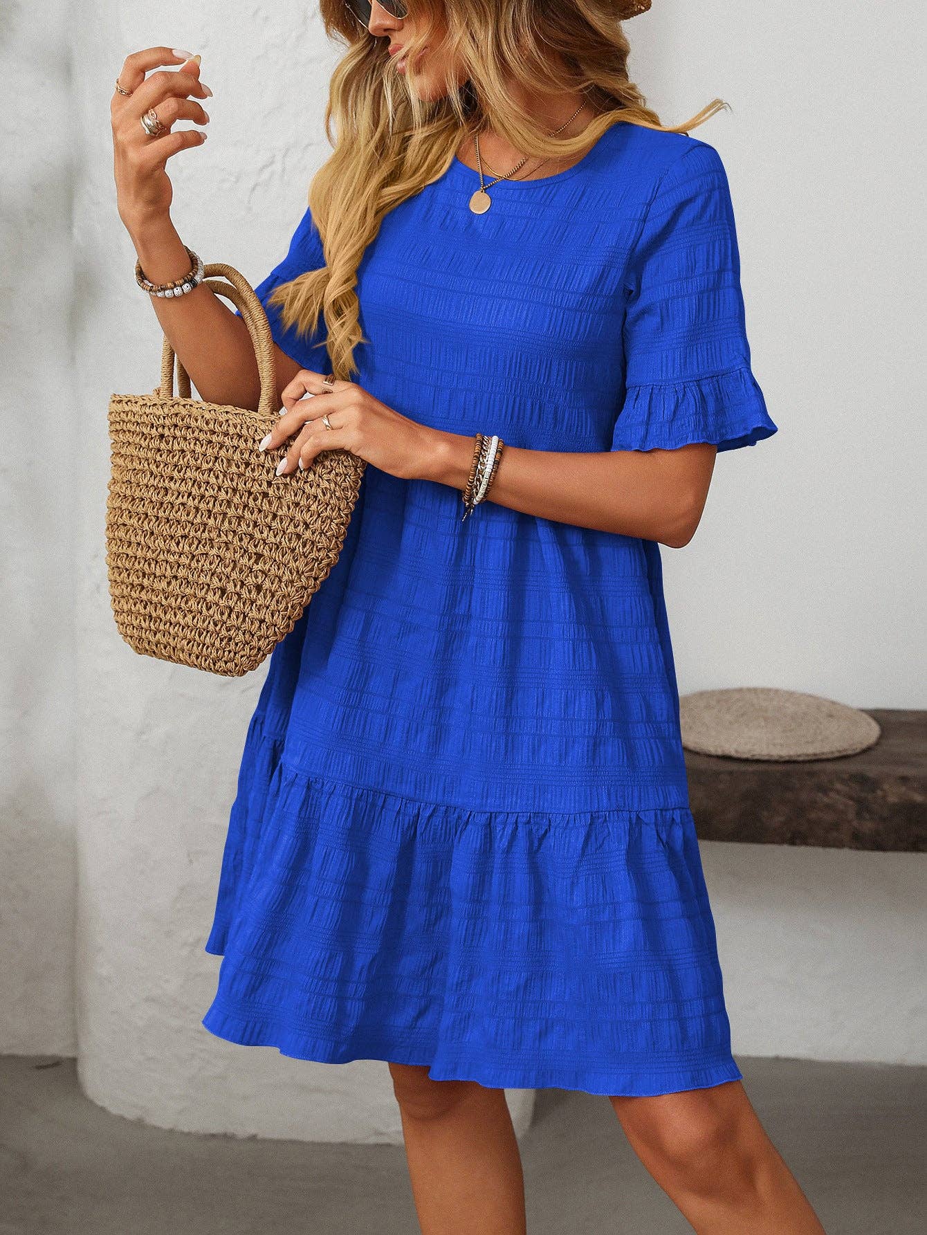 Loose Casual Short-Sleeve Elegant Dress