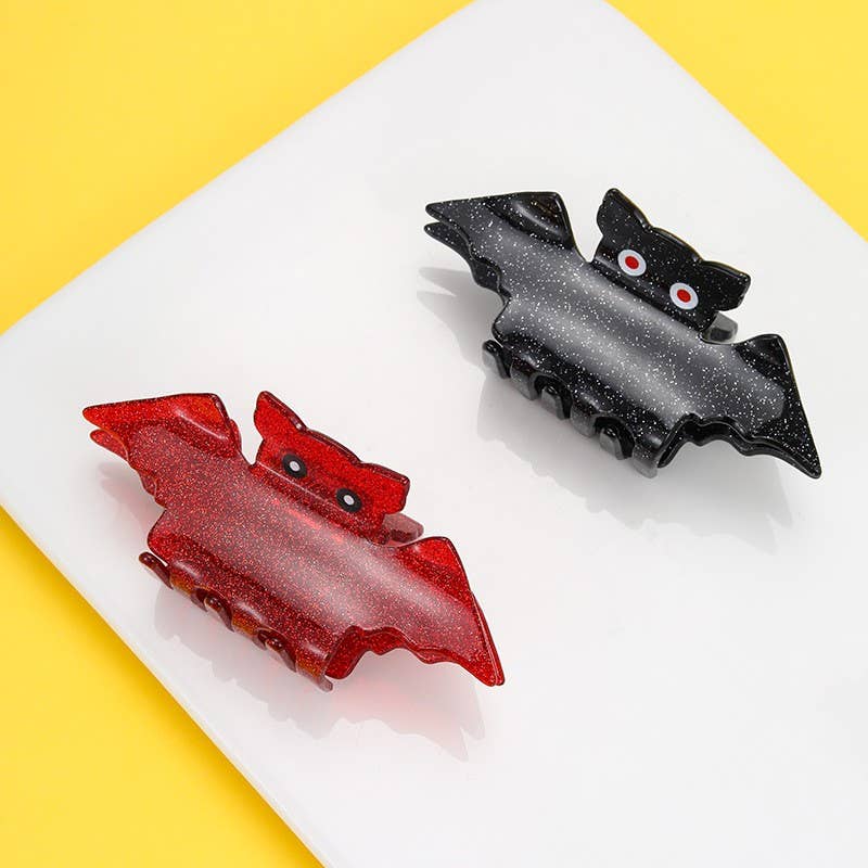 LARGE HALLOWEEN BAT HAIR CLAW CLIPS | 40H1146