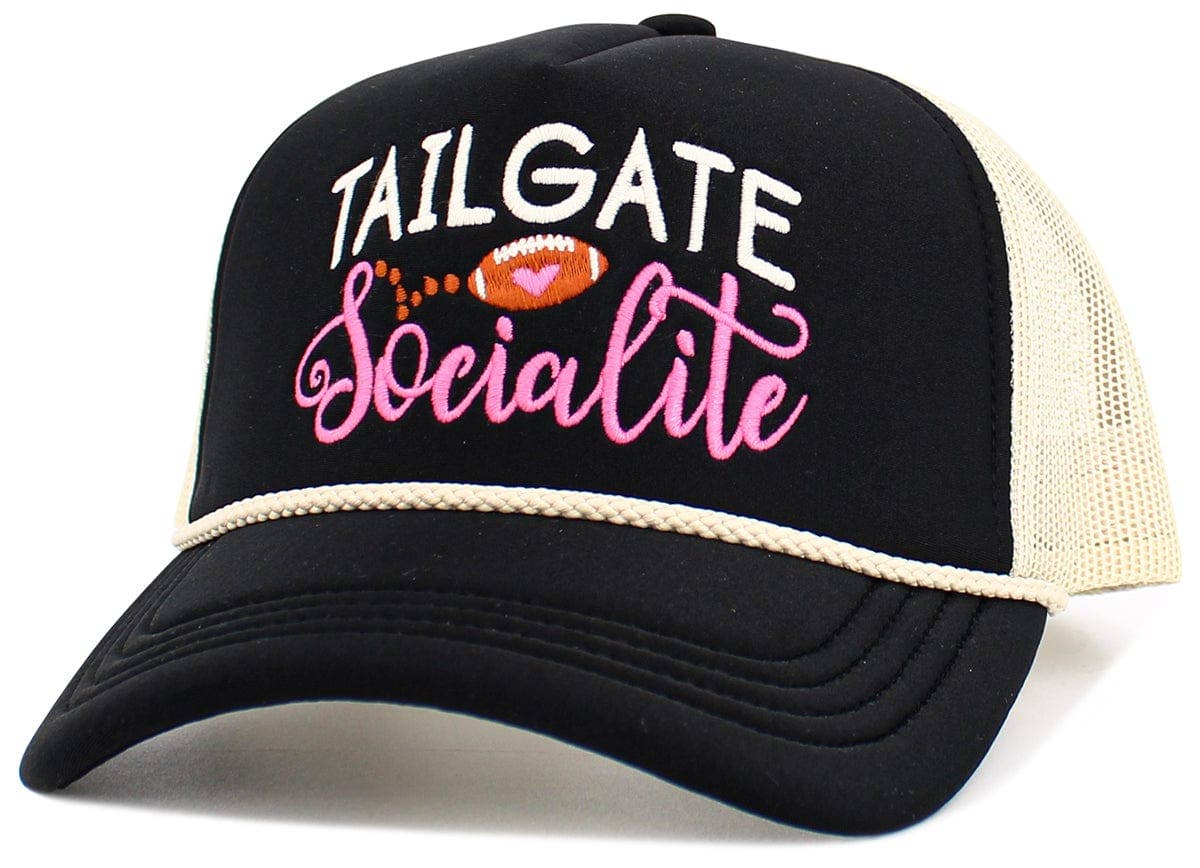 Tailgate Socialite Meshback Baseball Cap BLK