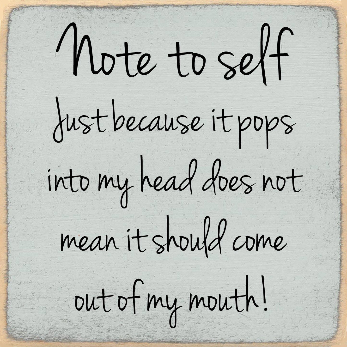 5X5-214 Note To Self