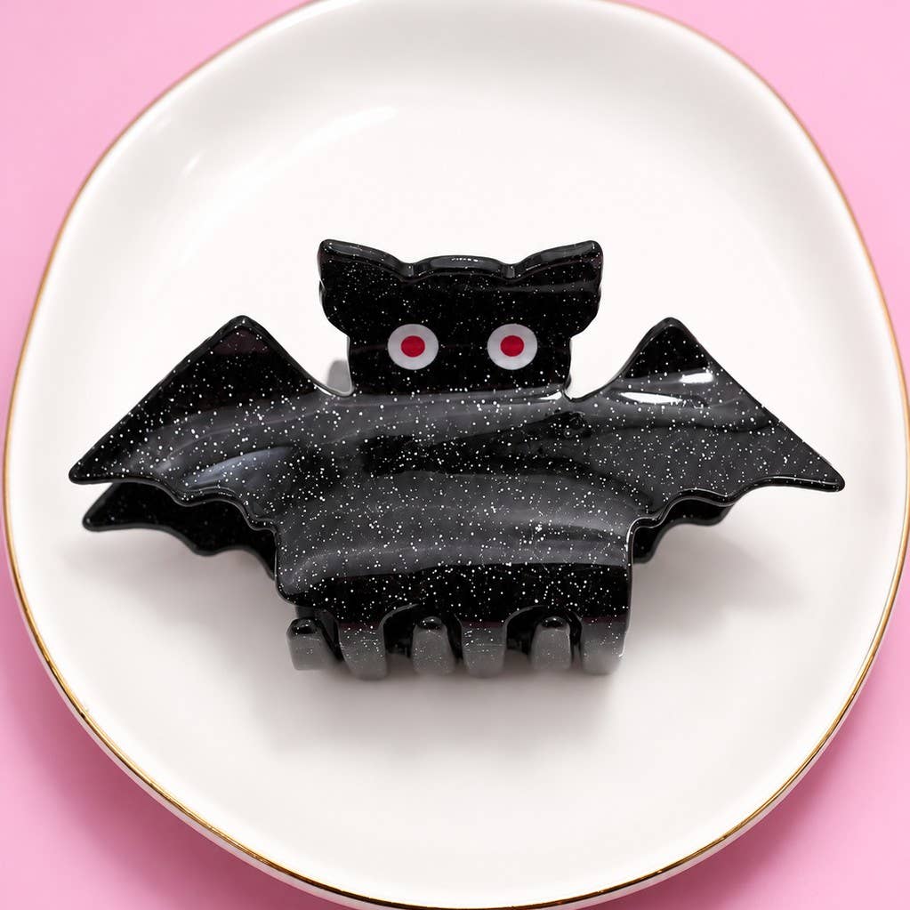 LARGE HALLOWEEN BAT HAIR CLAW CLIPS | 40H1146