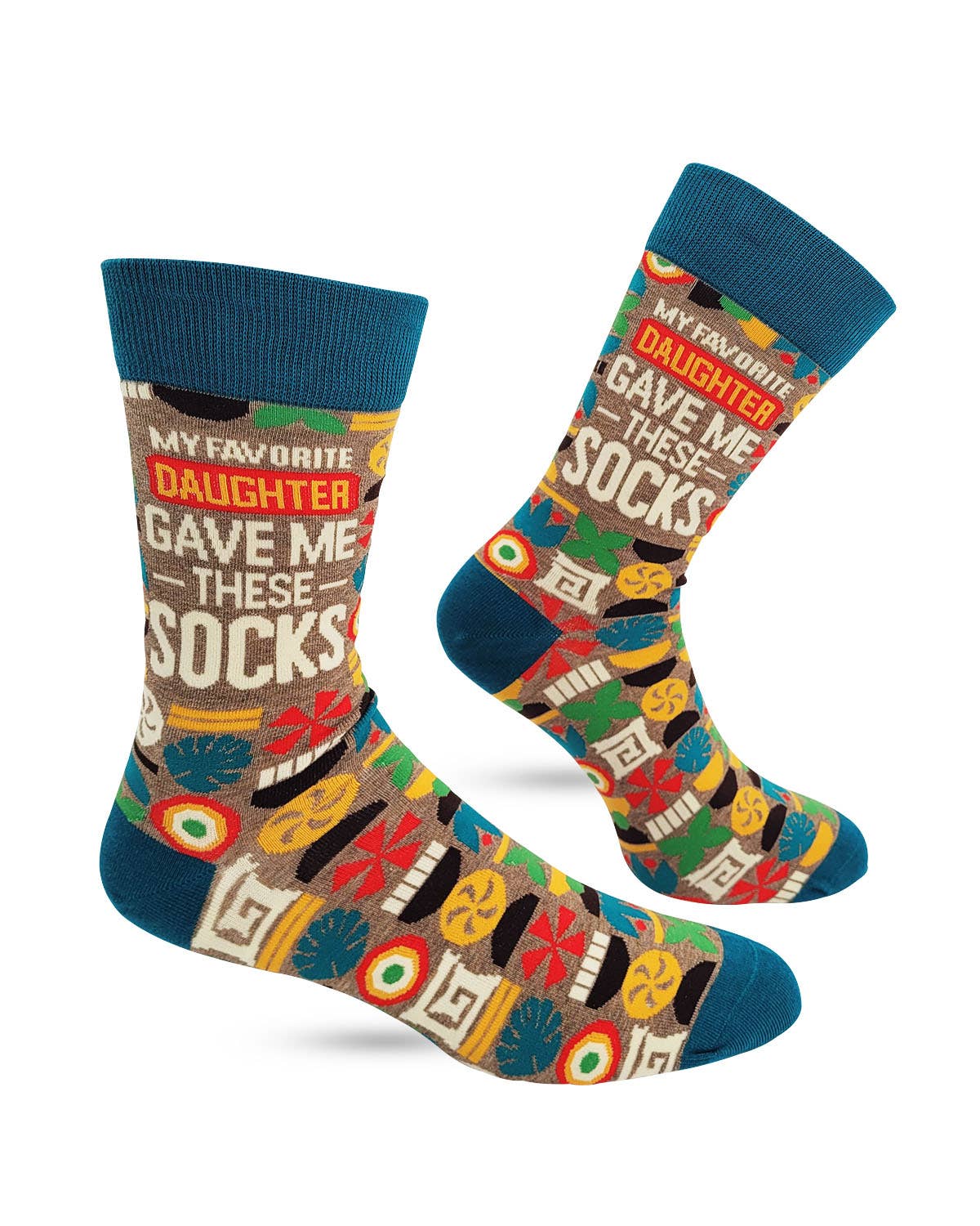 My Favorite Daughter Gave Me These Socks Men's Novelty Socks