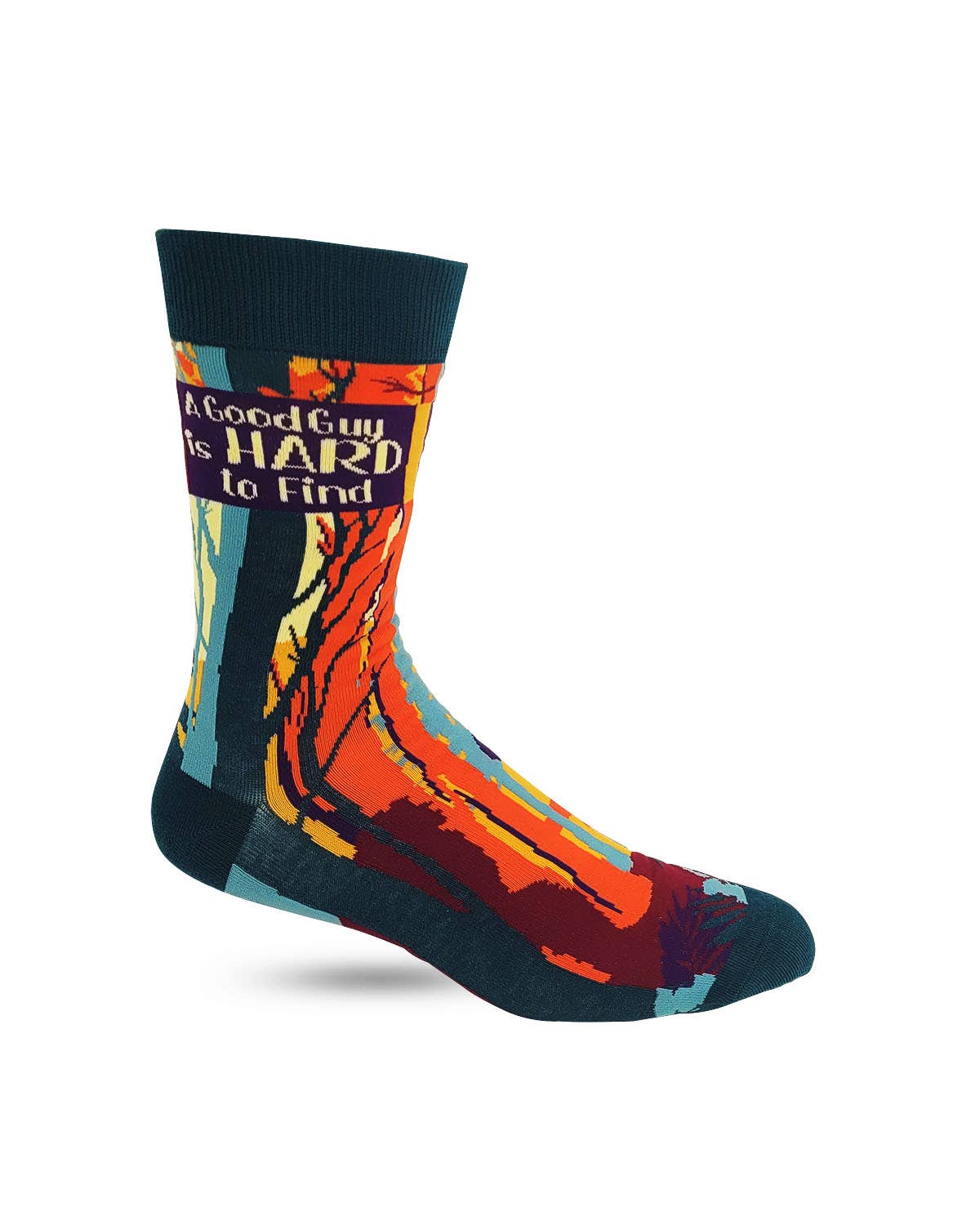 A Good Guy is Hard to Find Men's Novelty Bigfoot Crew Socks